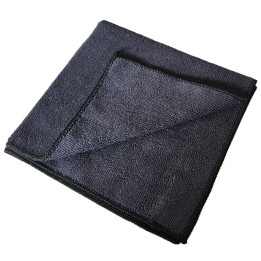 Mikrofibra standard frotte - czarny, luzem, 100 szt.