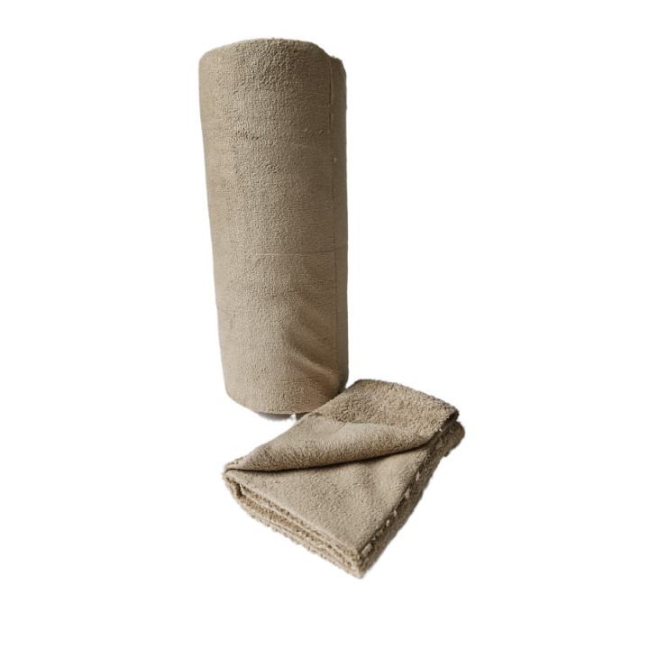 Mikrofibra bezszfowa ROLKA - brązowy, folia termo, 1 szt.