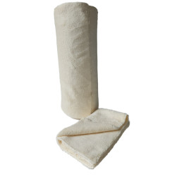 Mikrofibra bezszfowa ROLKA - ecru, folia termo, 1 szt.
