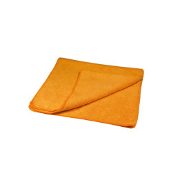 Ręcznik z mikrofibry do czyszczenia auta frotte - pomarańcz, luzem, 100 szt.